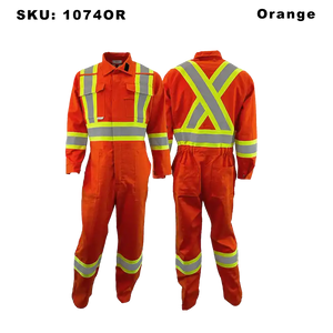 Atlas Guardian® FR/AR 4 Inch Mining Coveralls - Orange