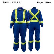 Load image into Gallery viewer, Atlas Guardian® FR/AR Women’s Coveralls - Royal Blue
