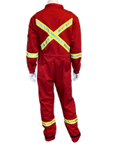 Load image into Gallery viewer, Alsco UltraSoft® FR/AR Coverall 9oz - Red
