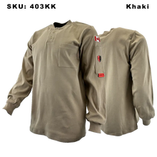 Load image into Gallery viewer, Atlas FR/AR Henley Shirt - Khaki
