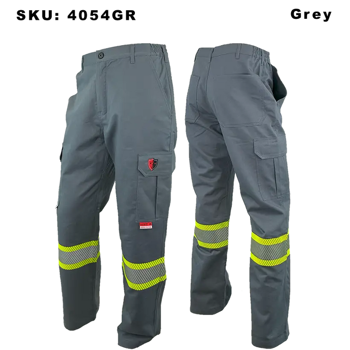 Atlas FR/AR Cargo Pants with 4” Striping - Grey