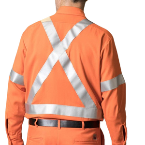 Hi-Vis Mining FR/AR Work Shirt - Orange