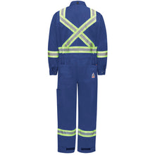 Load image into Gallery viewer, Bulwark IQ Series Men’s Mobility Coverall - Royal Blue

