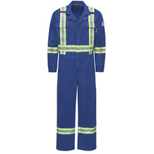 Load image into Gallery viewer, Bulwark IQ Series Men’s Mobility Coverall - Royal Blue
