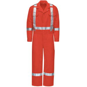 Bulwark IQ Series Men’s Mobility Coverall - Orange