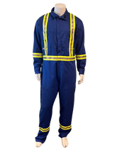 Load image into Gallery viewer, Alsco UltraSoft® FR/AR CSA Coverall 9oz - Royal Blue
